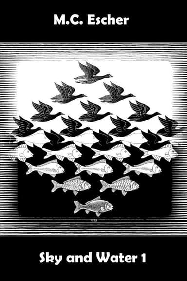 M.C. Escher: Sky and Water 1 poster