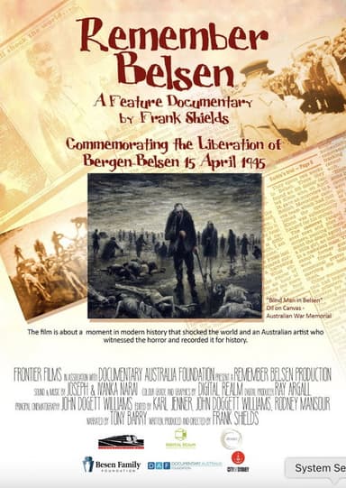 Remember Belsen poster