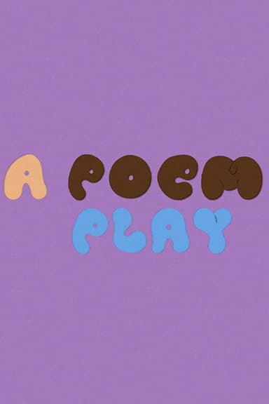 A Poem Play poster
