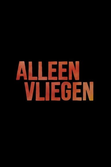 Alleen Vliegen poster