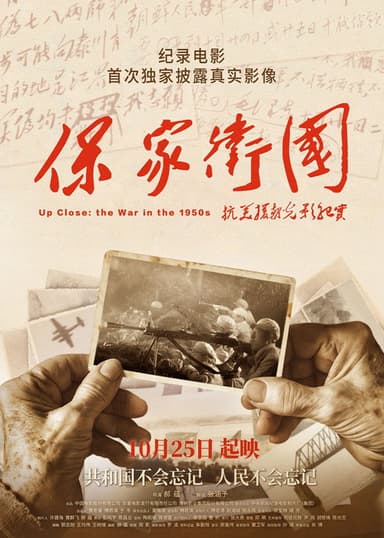 Up Close: the War in the 1950s poster
