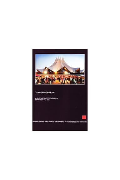 Tangerine Dream - Live at the Tempodrome Berlin poster