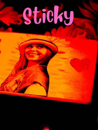 Sticky poster