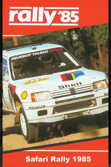 Safari Rally 1985 poster