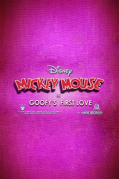 Goofy's First Love poster