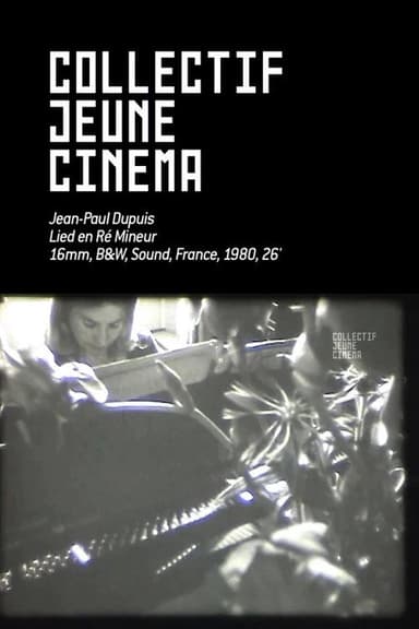 Lied en ré mineur poster