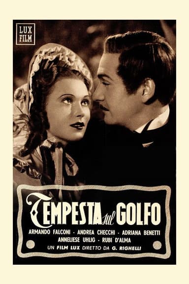 Tempesta sul golfo poster