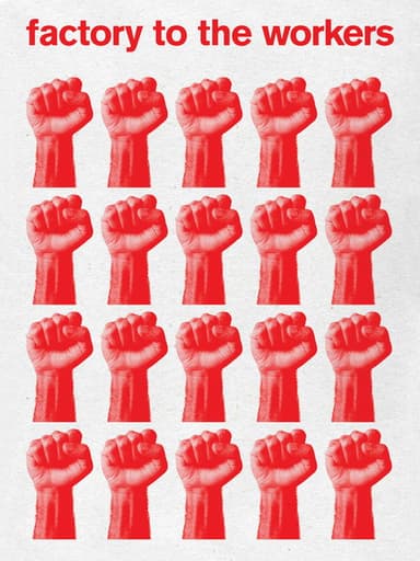Factory to the Workers poster