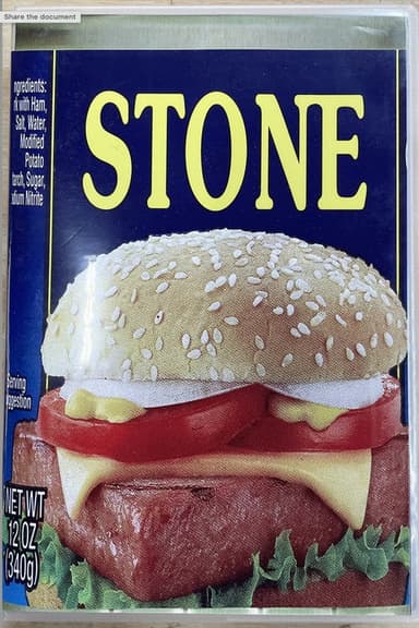 Stone poster