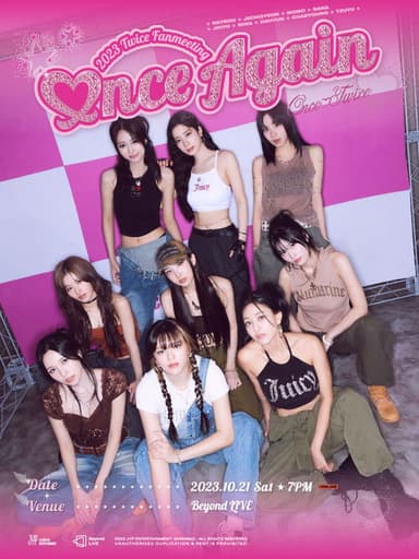 Beyond Live - 2023 TWICE FANMEETING 〈ONCE AGAIN〉 poster