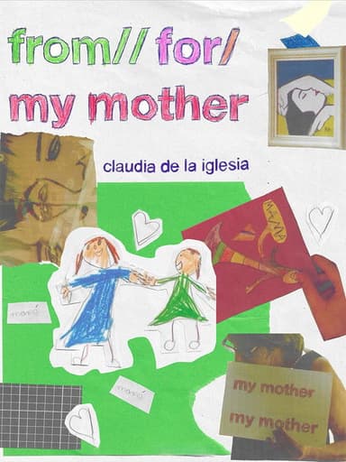 From // For // My mother poster