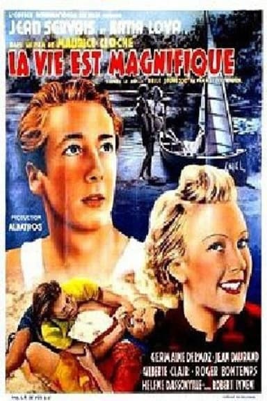La vie est magnifique poster