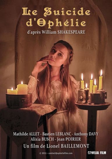 Le Suicide d'Ophélie poster