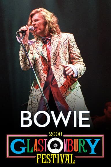 Bowie: Glastonbury 2000 poster