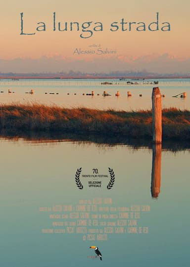 La lunga strada poster