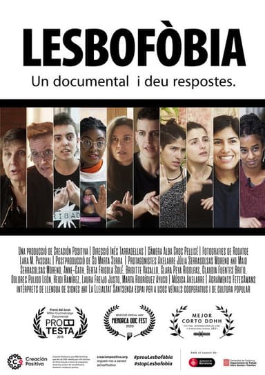Lesbofòbia, un documental i deu respostes. poster