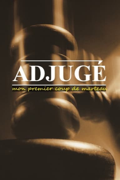 Adjugé, mon premier coup de marteau poster