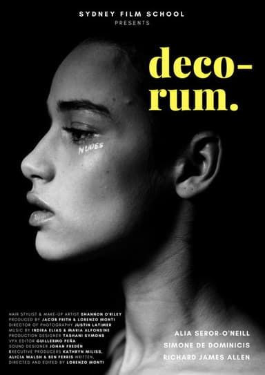 Decorum poster