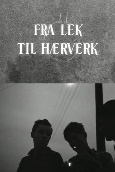 Oslofilm: Fra lek til hærverk poster