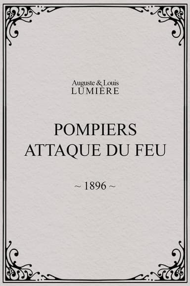 Pompiers : attaque du feu poster