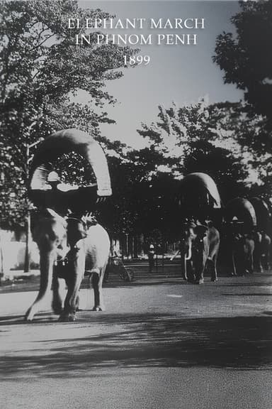 Elephant March in Phnom Penh poster