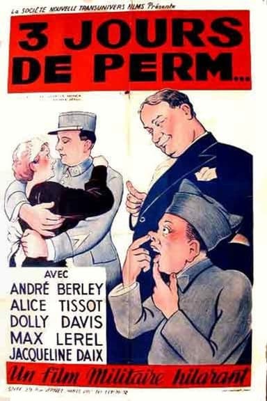 Trois jours de perm' poster