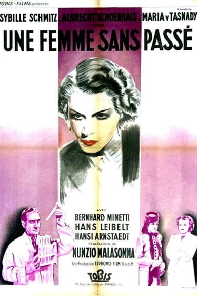 Die Frau ohne Vergangenheit poster