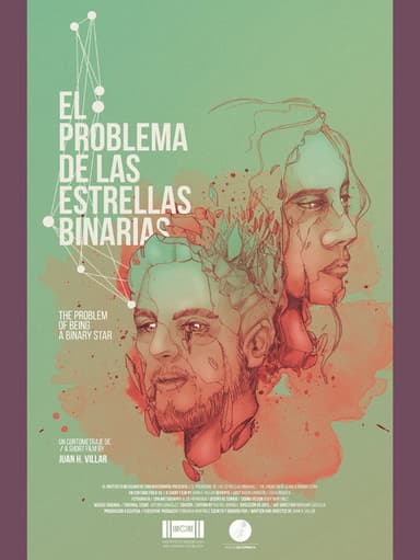 El problema de las estrellas binarias poster