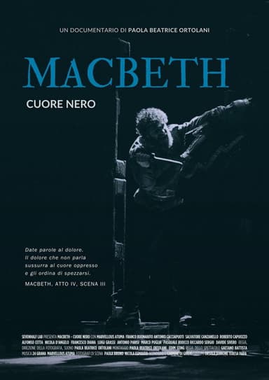 Macbeth Cuore Nero poster