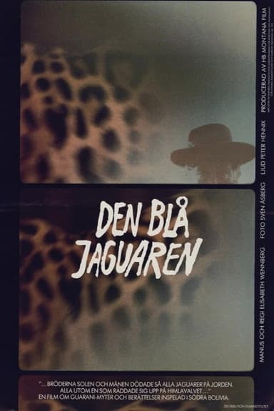 Den blå jaguaren poster