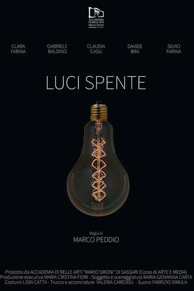 Luci spente poster