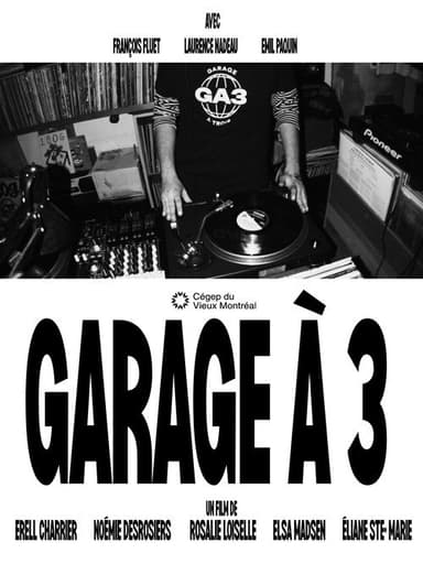 Garage à trois poster