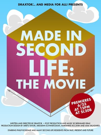 Made in Second Life: The Movie poster