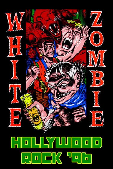 White Zombie: Hollywood Rock '96 poster