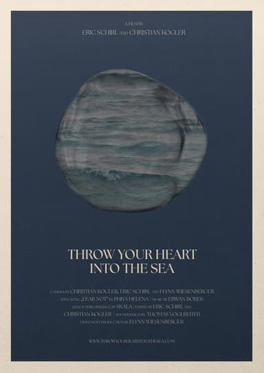 Wirf dein Herz ins Meer poster