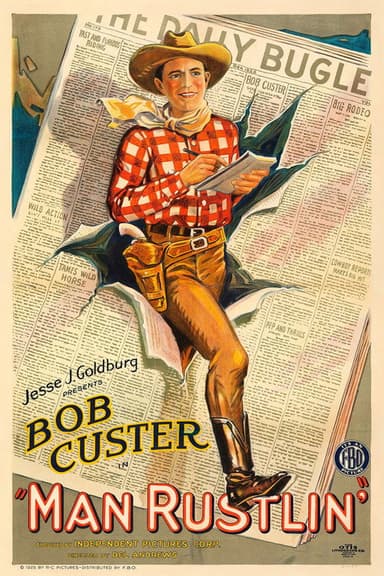 Man Rustlin' poster