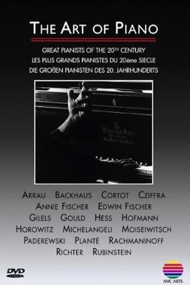 The Art of Piano - Great Pianists of 20th Century poster