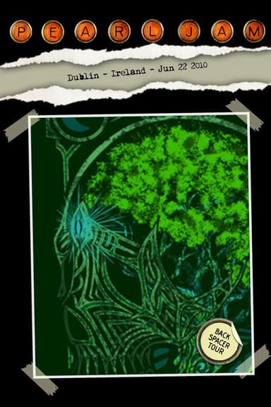 Pearl Jam: Dublin 2010 poster