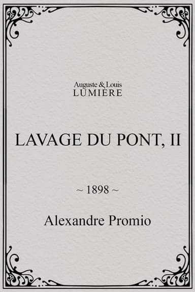 Lavage du pont, II poster