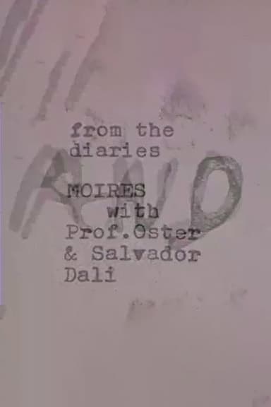 Moires with Prof. Oster and Salvador Dalí poster