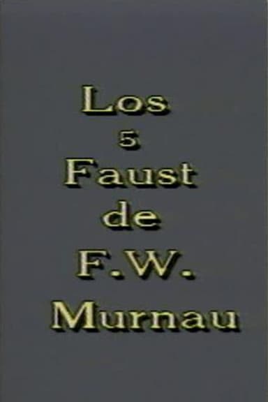 Los 5 Faust de F. W. Murnau poster