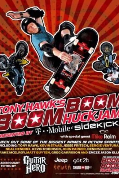 Tony Hawk's Boom Boom Huck Jam North American Tour poster