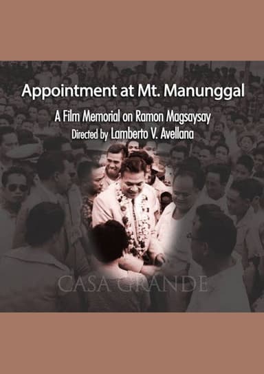 Appointment at Mount Manunggal poster