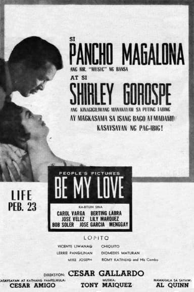 Be My Love poster