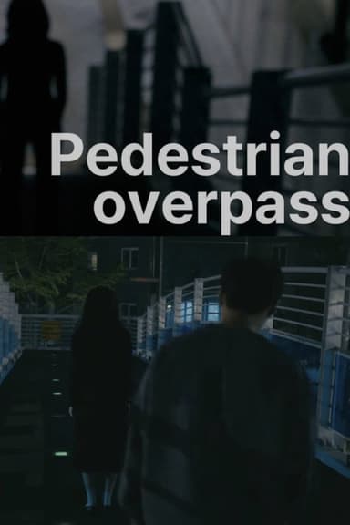 Pedestrian overpass poster