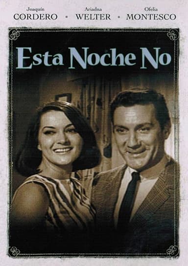 Esta noche no poster