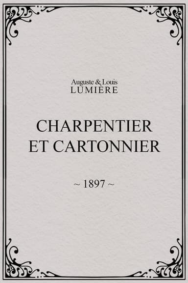 Charpentier et cartonnier poster