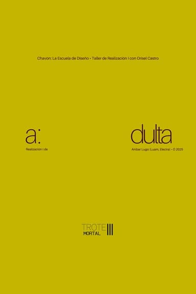 a: dulta poster