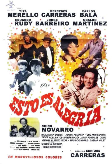 Esto es alegría poster