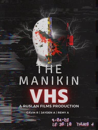 The Manikin VHS poster